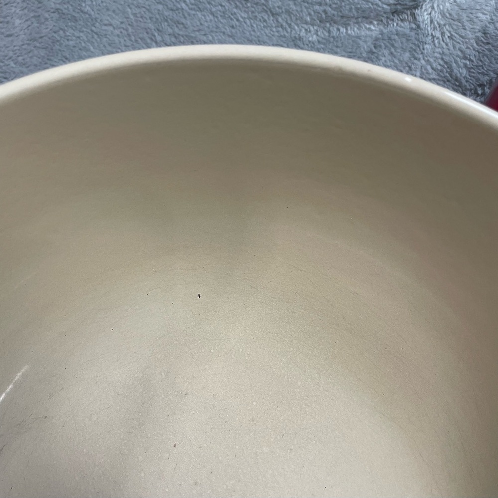 Le Creuset Sauce Pan Enameled Cast Iron #22 Hollow Handle Red - Picture 7 of 8